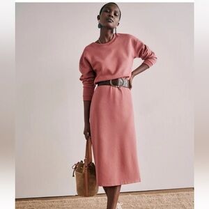 Sezane Yaelle blush dress size XS cotton